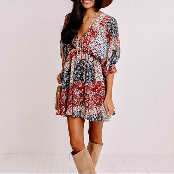 NWT”Olivaceous” Bombshell Babydoll Dress - Picture 2 of 10